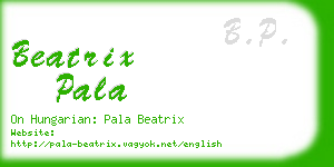 beatrix pala business card